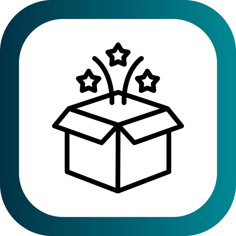 Magic Box-Vektor-Icon-Design vektor