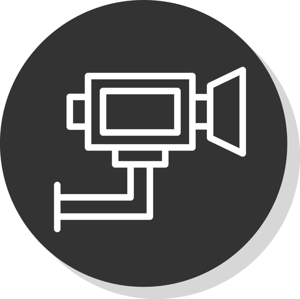 säkerhet kamera vektor ikon design