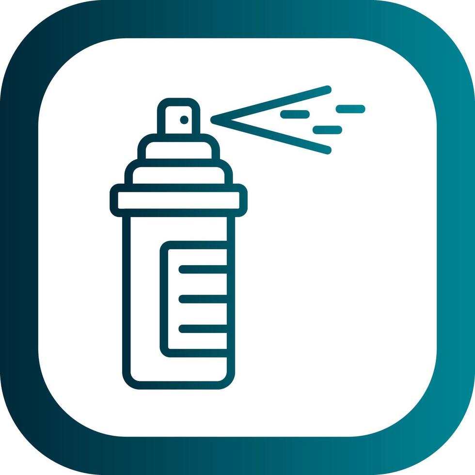 Pfefferspray-Vektor-Icon-Design vektor