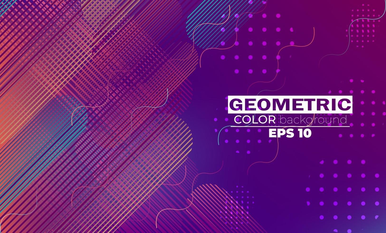 geometrischer Hintergrund mit Gradientenbewegung formt Zusammensetzung vektor