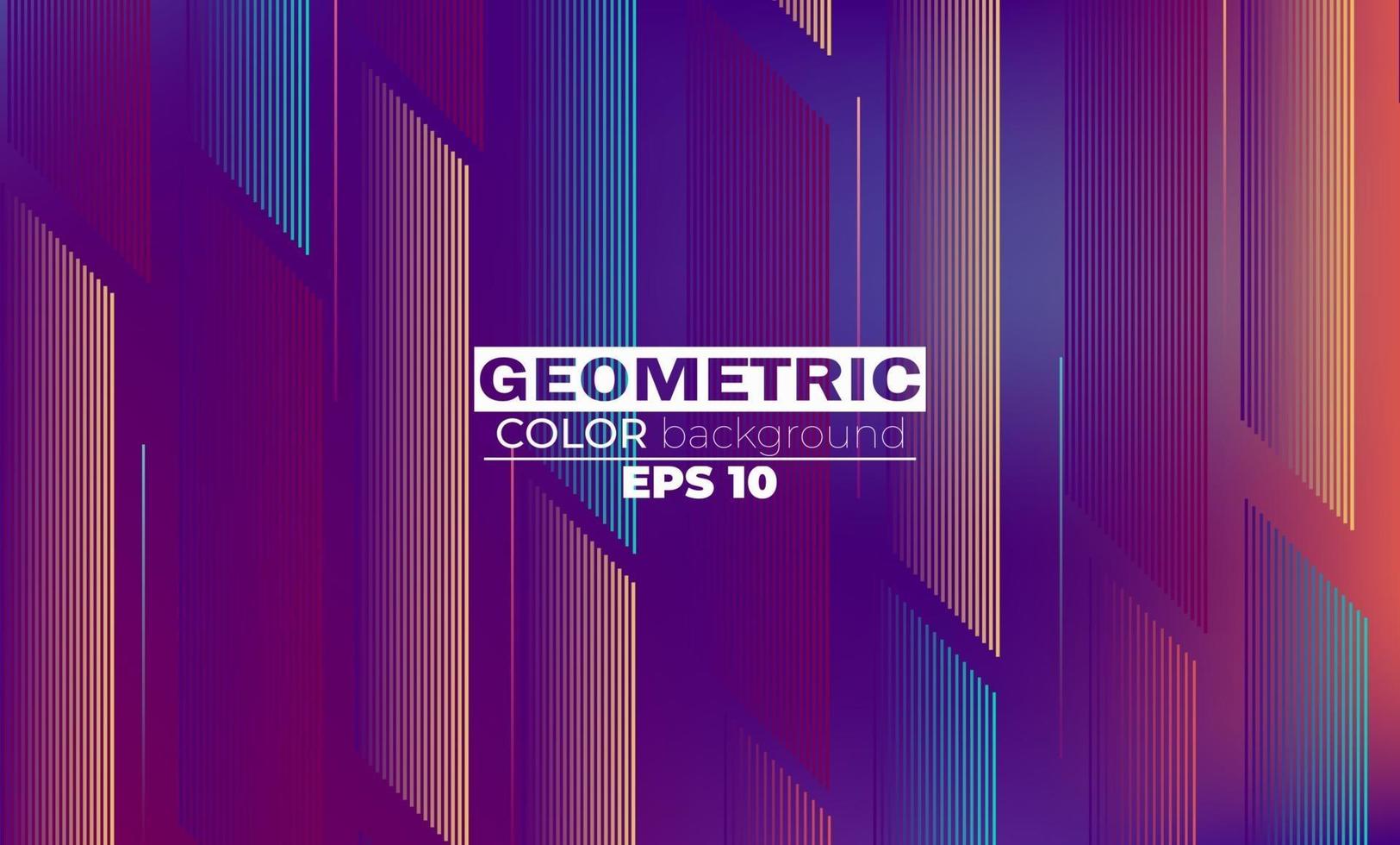 geometrischer Hintergrund mit Gradientenbewegung formt Zusammensetzung vektor