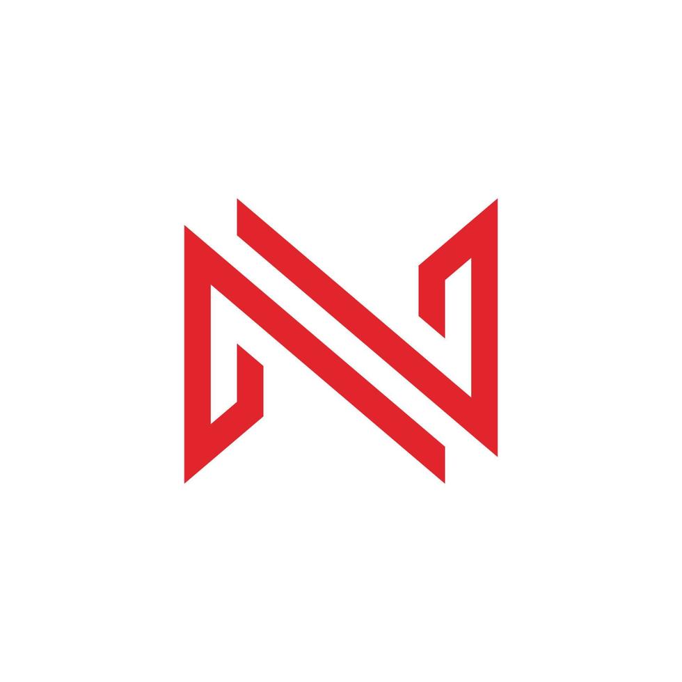 Brief n Logo Vektor Vorlage Element
