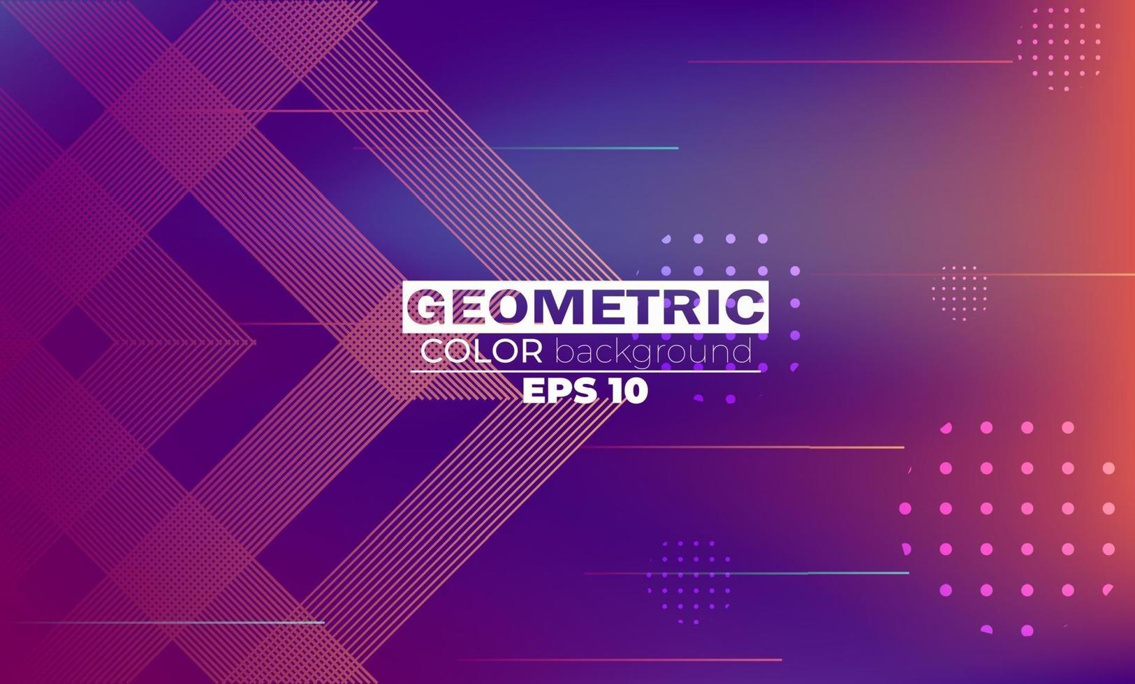 geometrischer Hintergrund mit Gradientenbewegung formt Zusammensetzung vektor