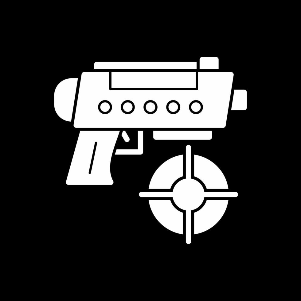 Schießspiel-Vektor-Icon-Design vektor