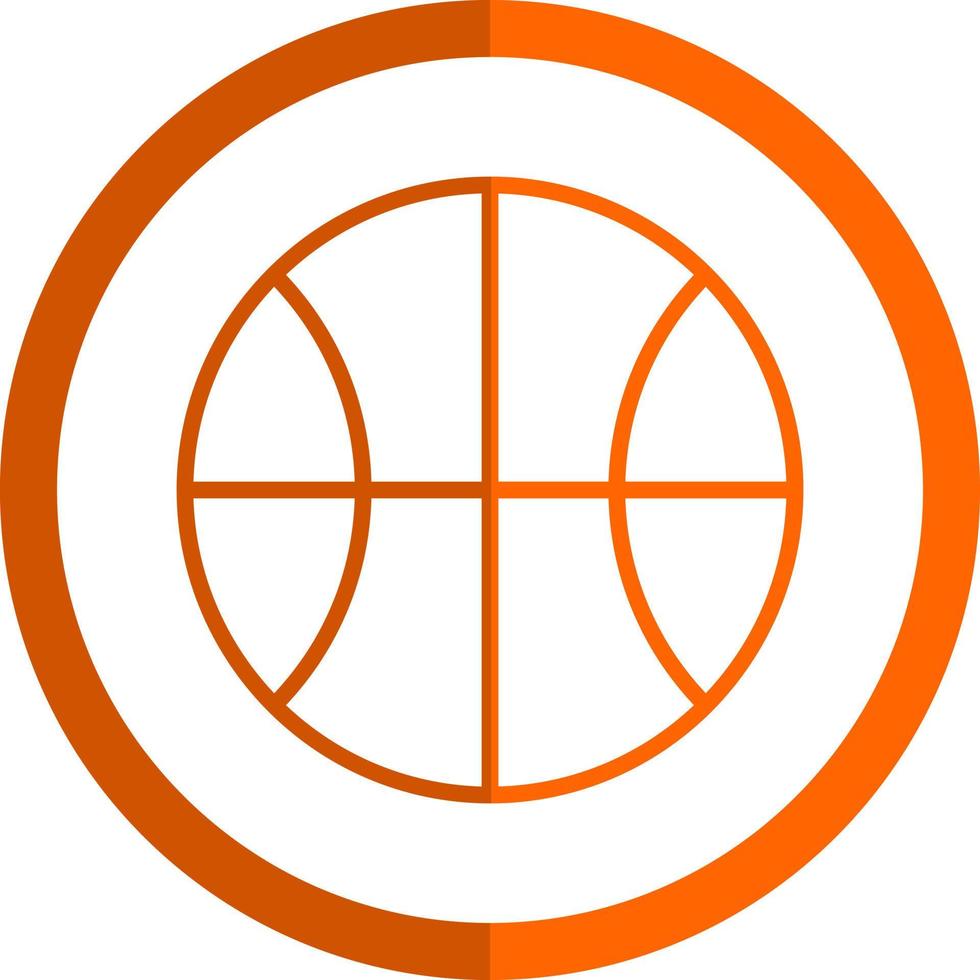 Basketball-Vektor-Icon-Design vektor