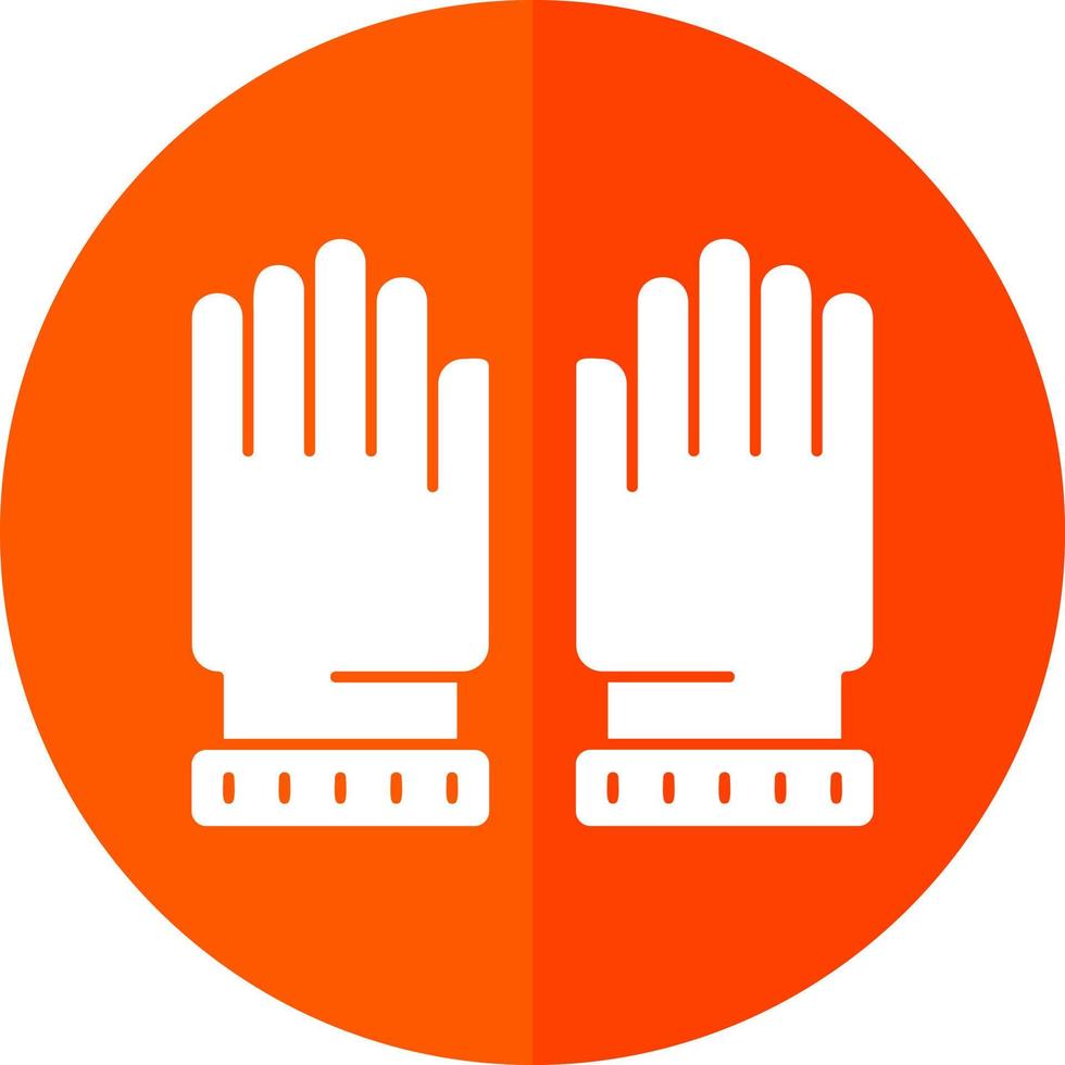 Handschuhe-Vektor-Icon-Design vektor