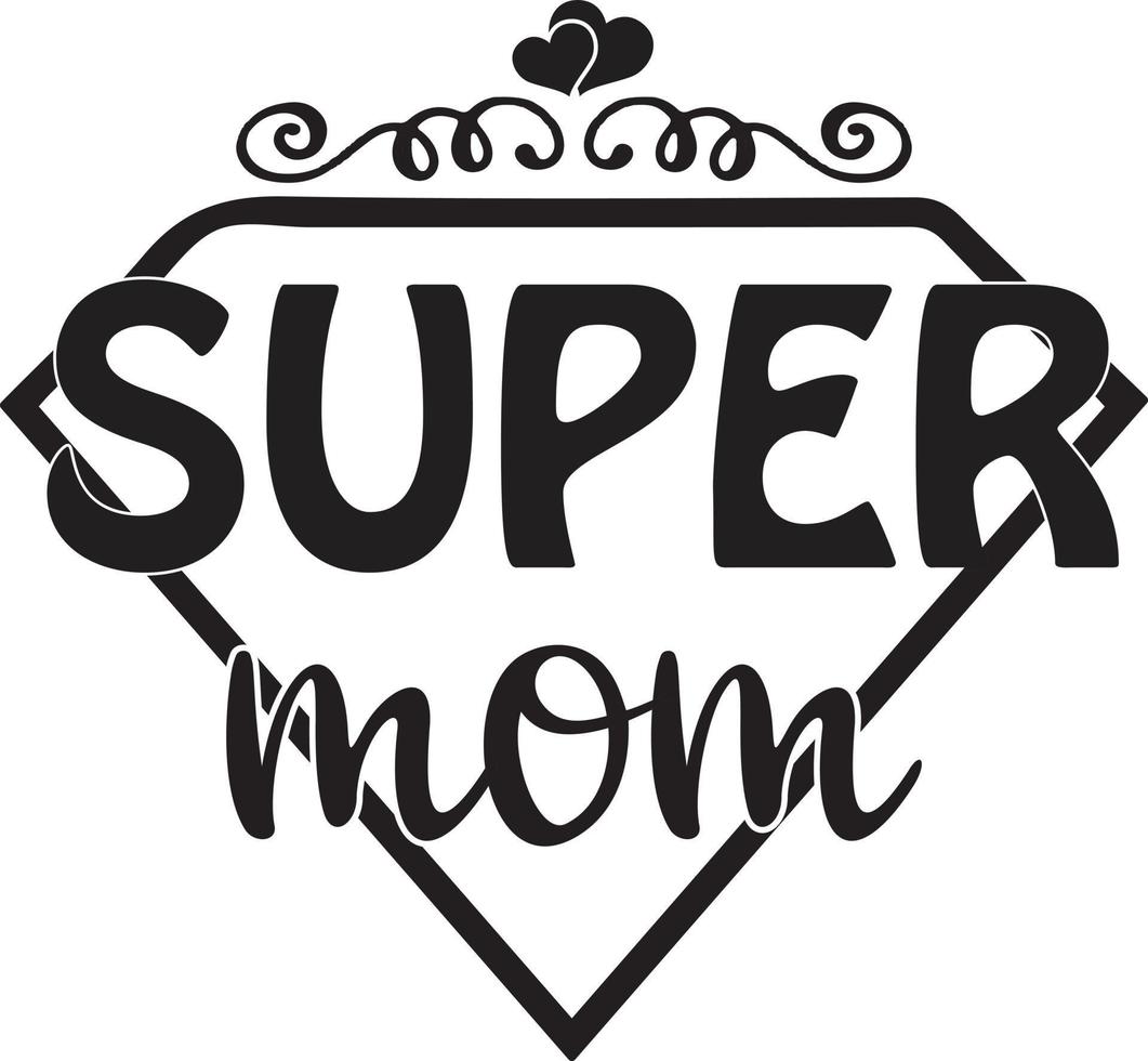 Super Familie svg Design vektor