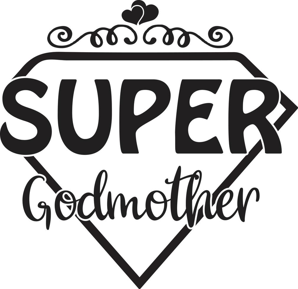 Super Familie svg Design vektor