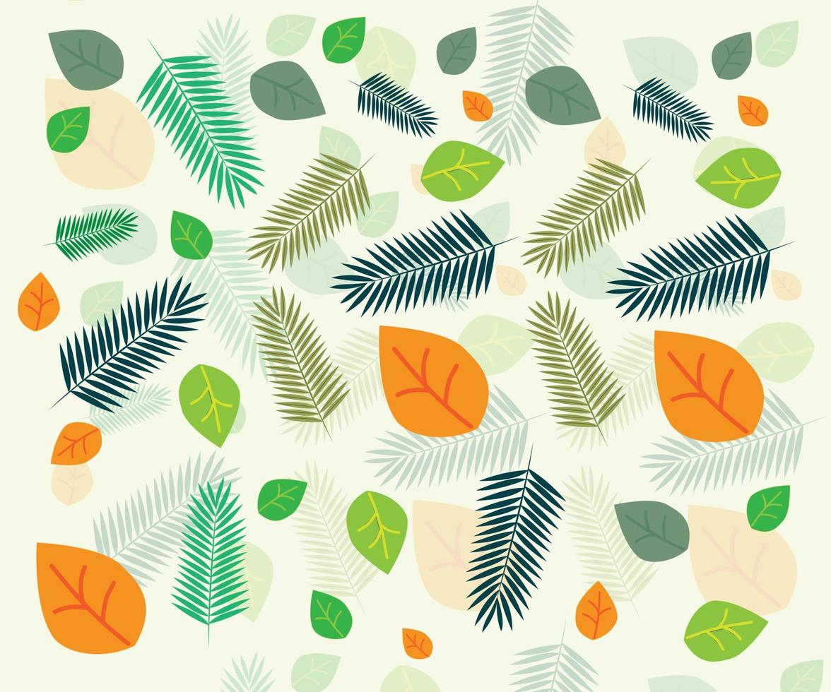 schön bunt Blätter Muster Vektor Illustration zum Herbst Thema und Hintergrund.