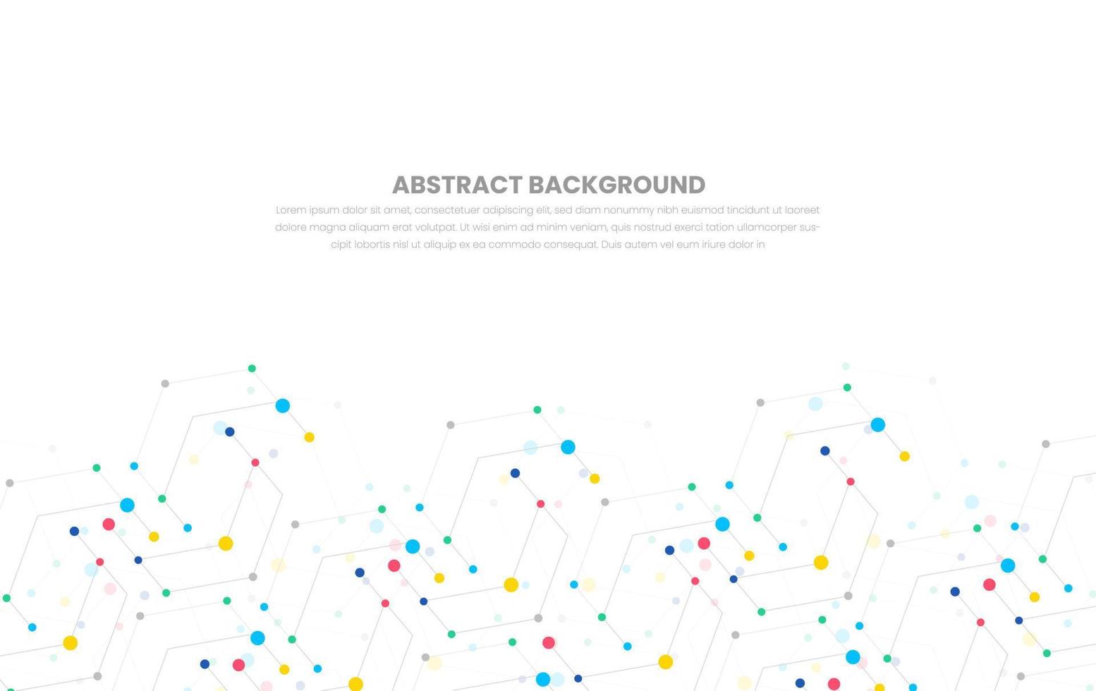 abstrakt geometrisch Hintergrund und verbinden Punkte, Punkte und Linien. Digital Technologie global Netzwerk Verbindung. mit Plexus Hintergrund. Netzwerk oder Verbindung. Technologie Wissenschaft Hintergrund. vektor