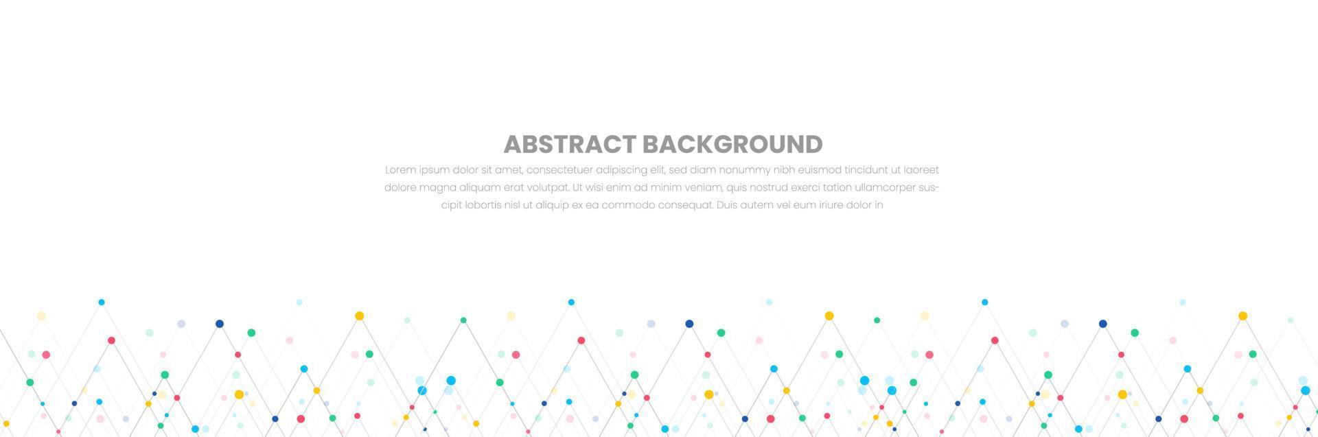 abstrakt geometrisch Hintergrund und verbinden Punkte, Punkte und Linien. Digital Technologie global Netzwerk Verbindung. mit Plexus Hintergrund. Netzwerk oder Verbindung. Technologie Wissenschaft Hintergrund. vektor