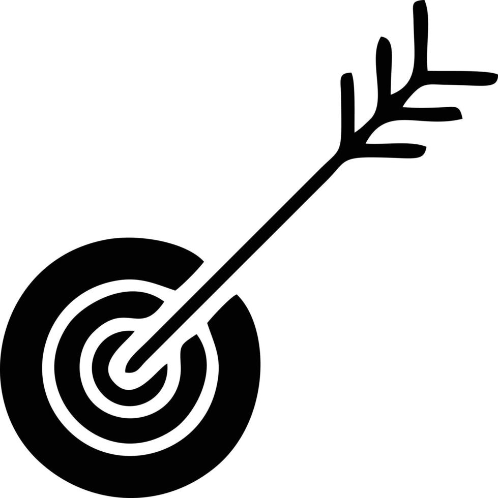 mål fokus ikon symbol design bild, illustration av de Framgång mål ikon begrepp. eps 10 vektor