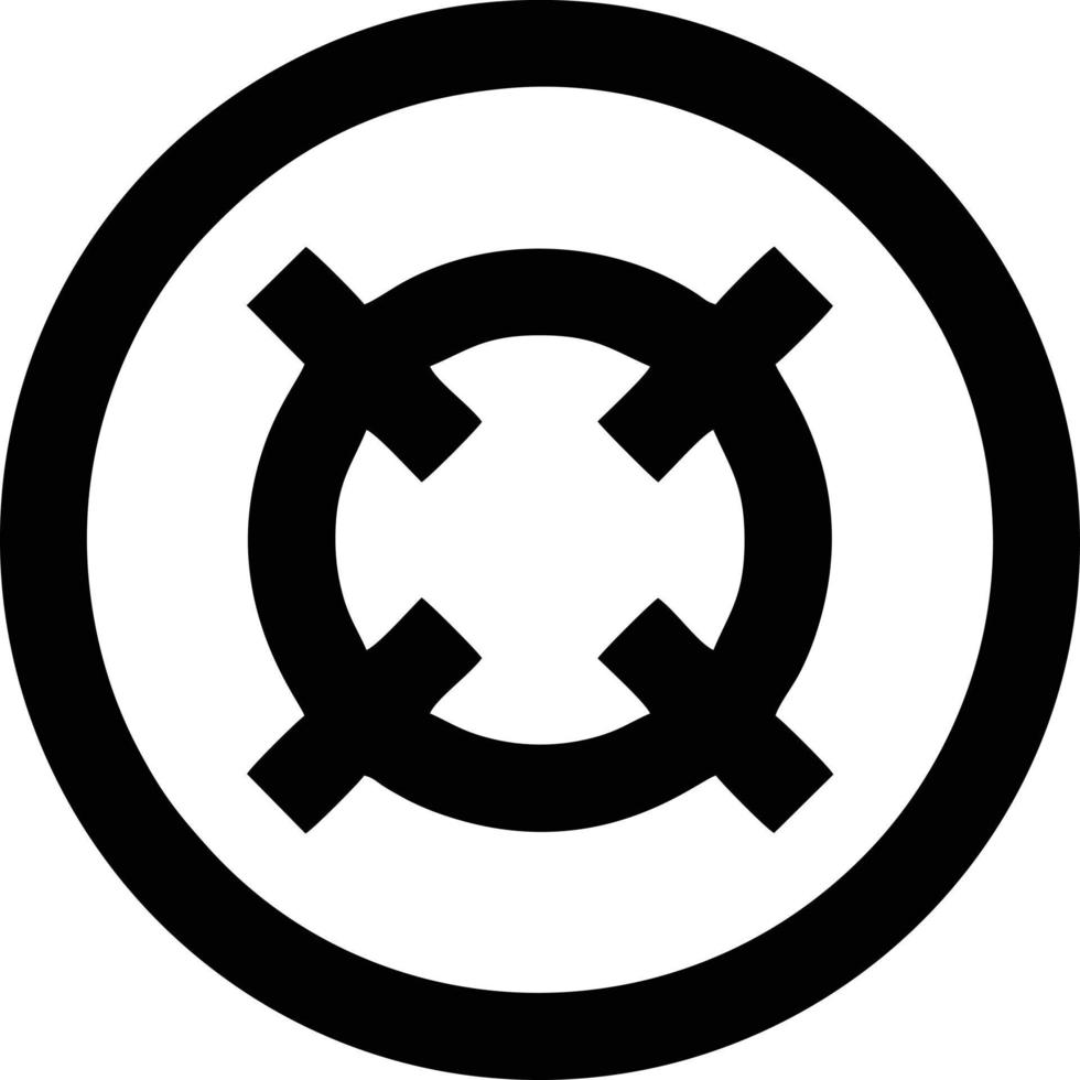 Ziel Fokus Symbol Symbol Design Bild, Illustration von das Erfolg Tor Symbol Konzept. eps 10 vektor