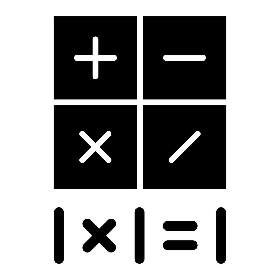 Mathematik-Icon-Stil vektor