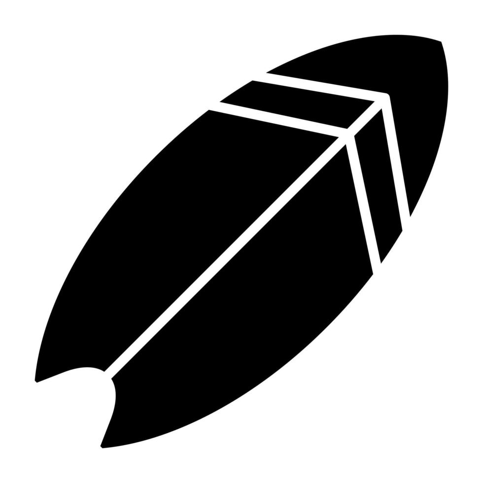 surfbräda ikon stil vektor