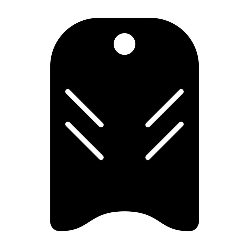 Bodyboarding Symbol Stil vektor