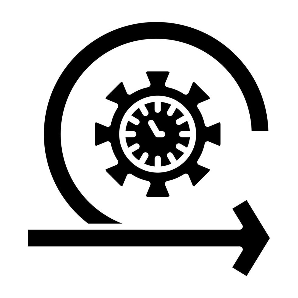 Beweglichkeit Symbol Stil vektor