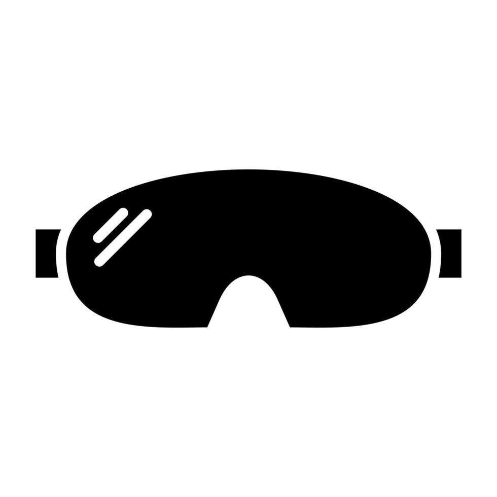 Brille Symbol Stil vektor