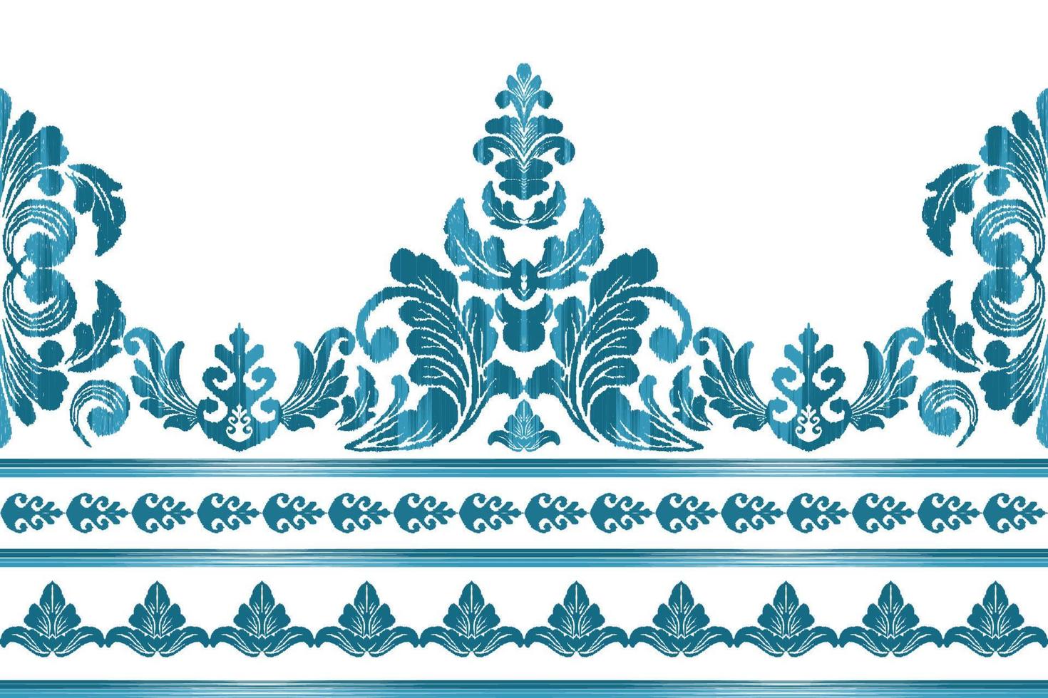 ikat etnisk sömlös mönster design aztec tyg boho mandalas textil- stam- inföding motiv folk broderi vektor