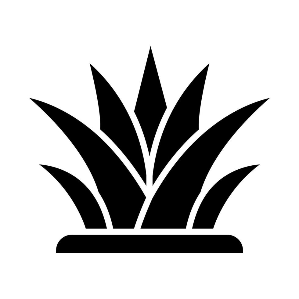 Aloe vera Symbol Stil vektor