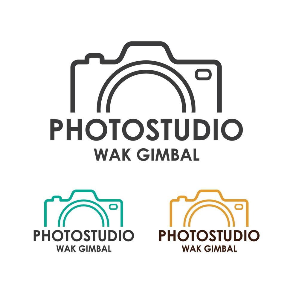 Fotografie-Logo-Vorlage vektor