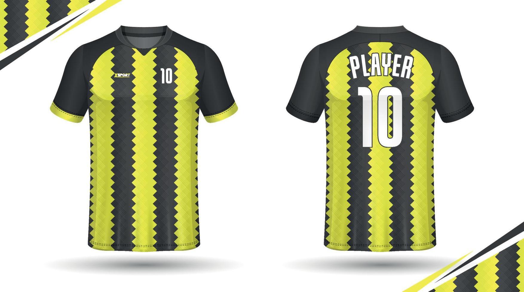 Fußball-Trikot-Design für Sublimation, Sport-T-Shirt-Design vektor