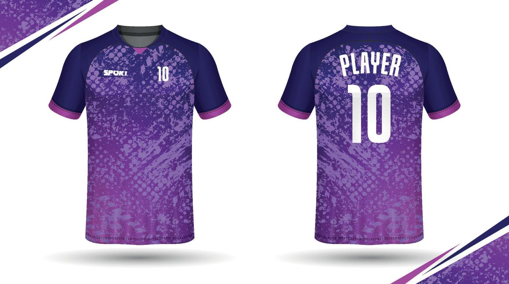 fotboll jersey design för sublimering, sport t skjorta design vektor