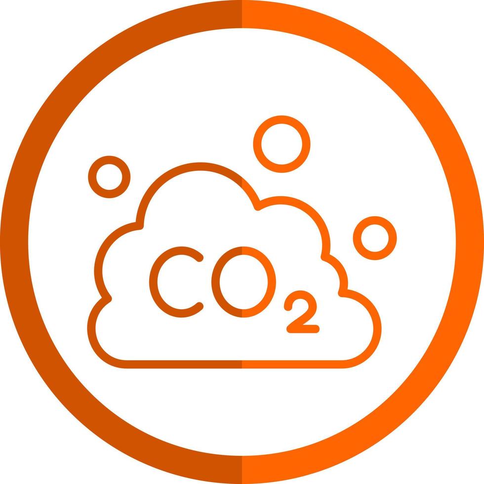 Co2-Vektor-Icon-Design vektor