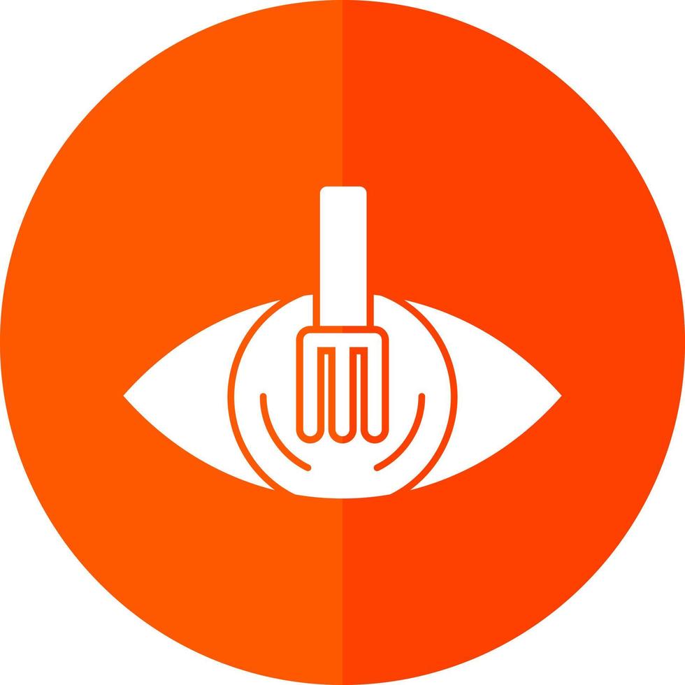 Auge Löffel Vektor Icon Design