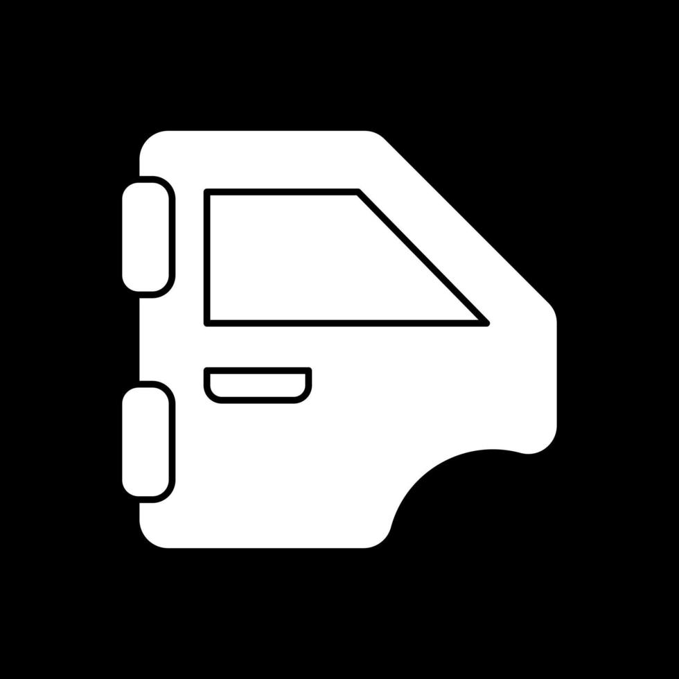 Autotür-Vektor-Icon-Design vektor