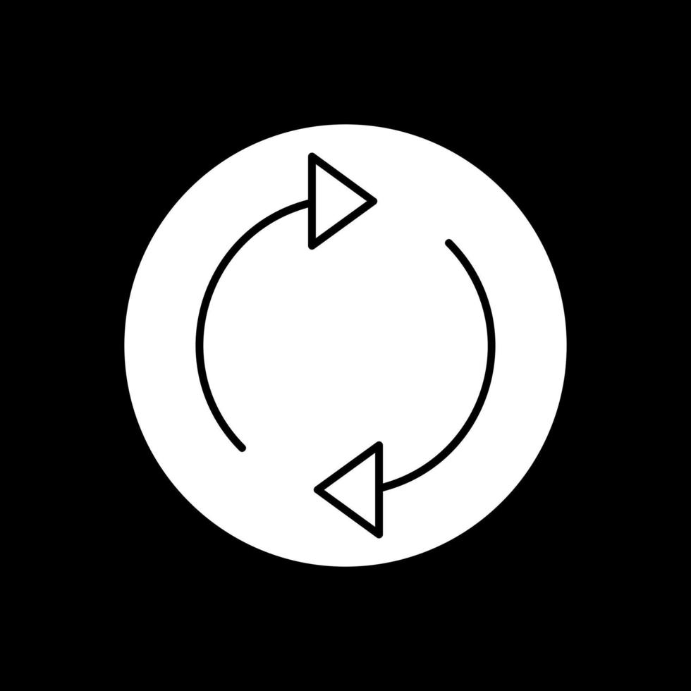 Synchronisierungsvektor-Icon-Design vektor