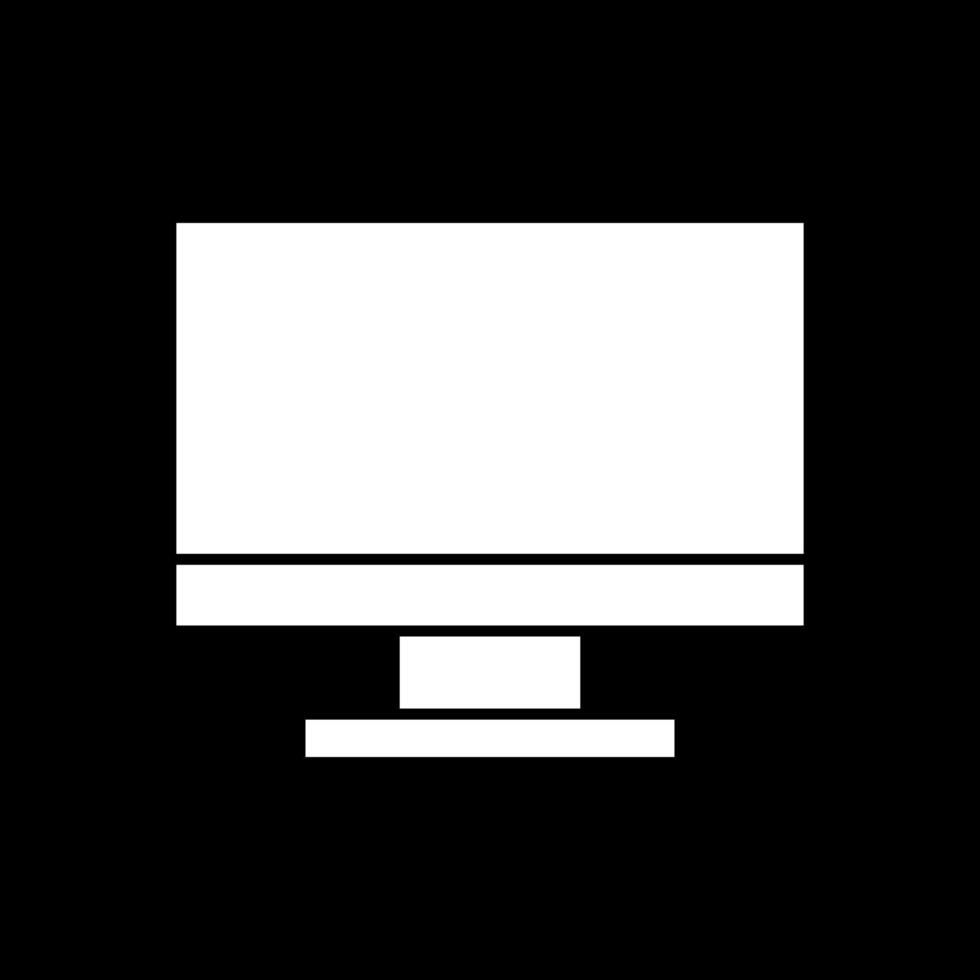 Bildschirm-Vektor-Icon-Design vektor