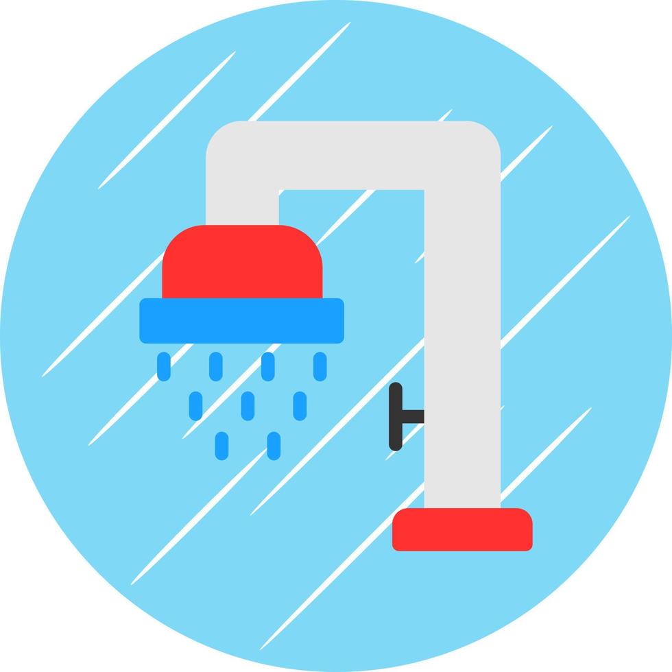 Dusche-Vektor-Icon-Design vektor