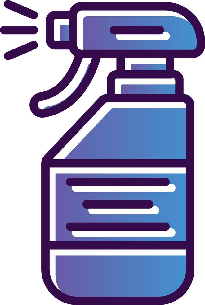 Reinigungsspray-Vektor-Icon-Design vektor