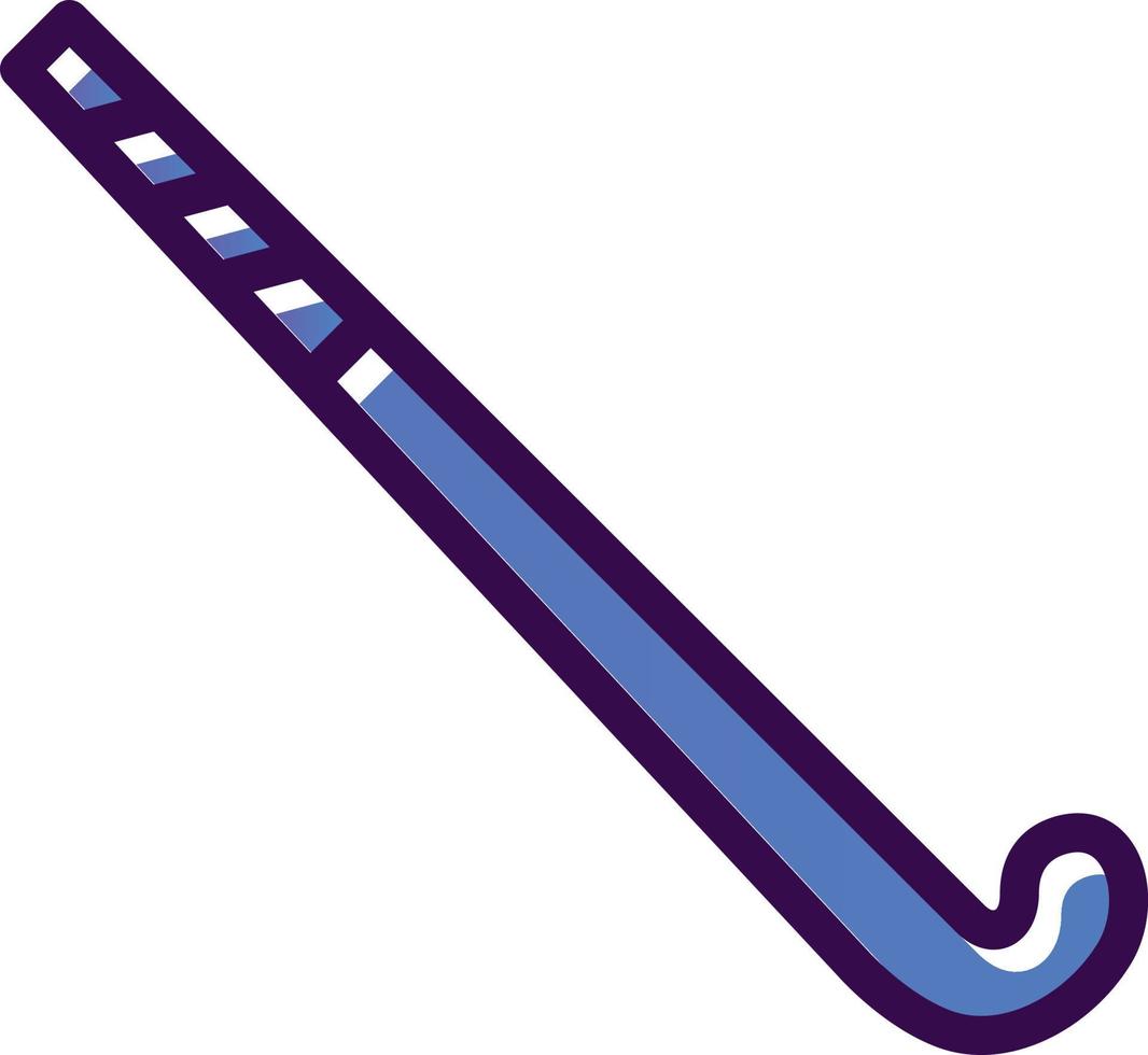 Hockeyschläger-Vektor-Icon-Design vektor