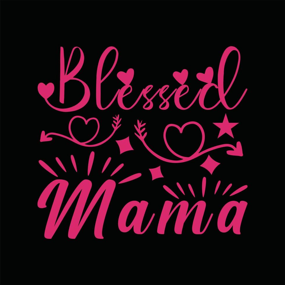 mamma t-shirt design vektor