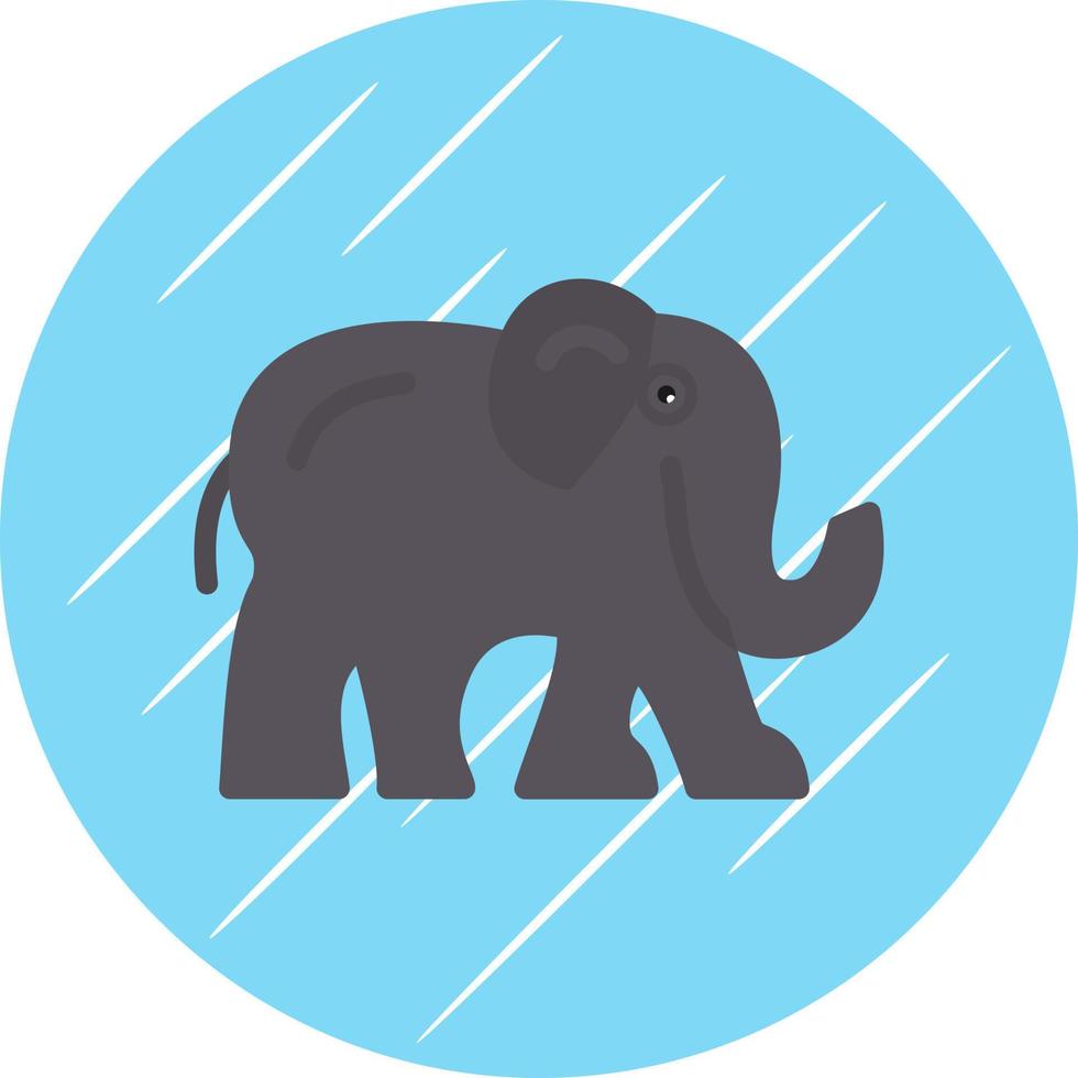 Elefant-Vektor-Icon-Design vektor