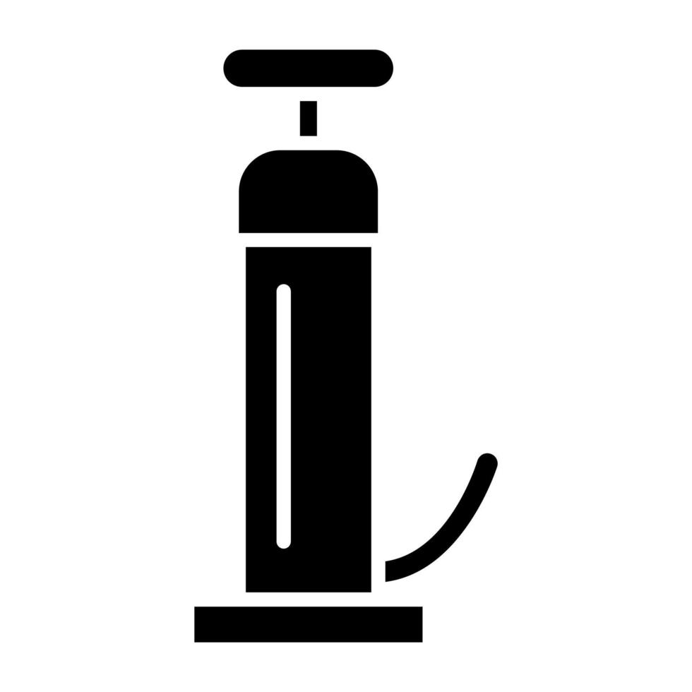 Luft Pumpe Symbol Stil vektor