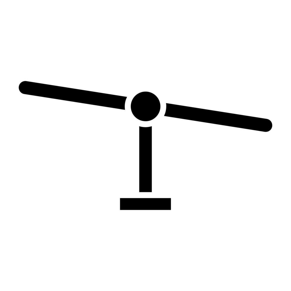 Zipline Symbol Stil vektor