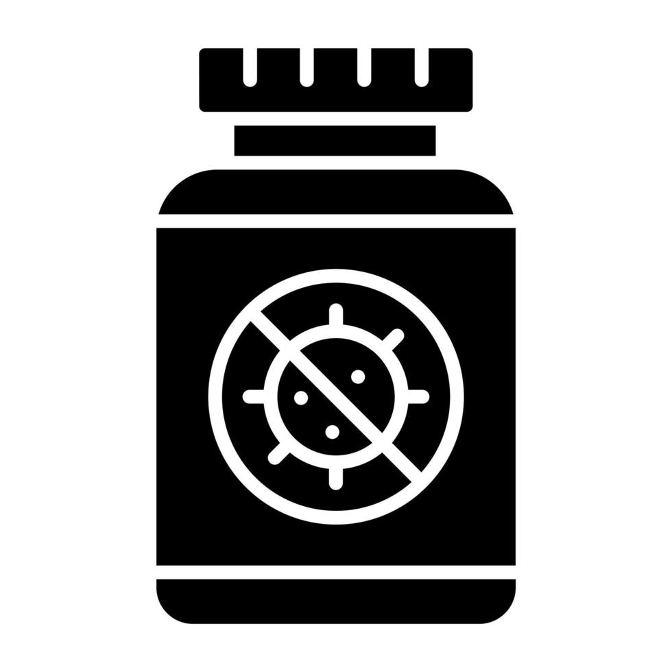 antibiotikum ikon stil vektor