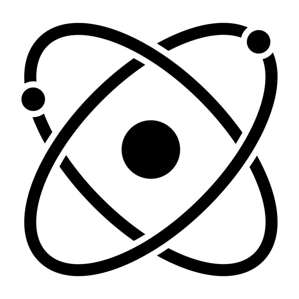 Atome Symbol Stil vektor