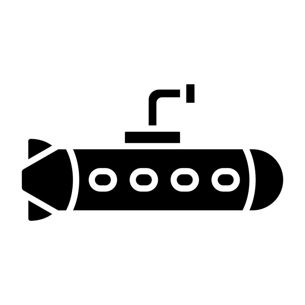 ubåt ikon stil vektor