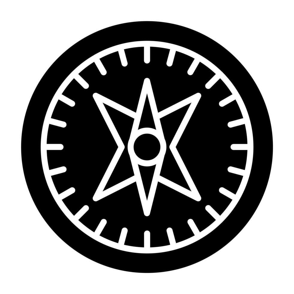 kompass ikon stil vektor