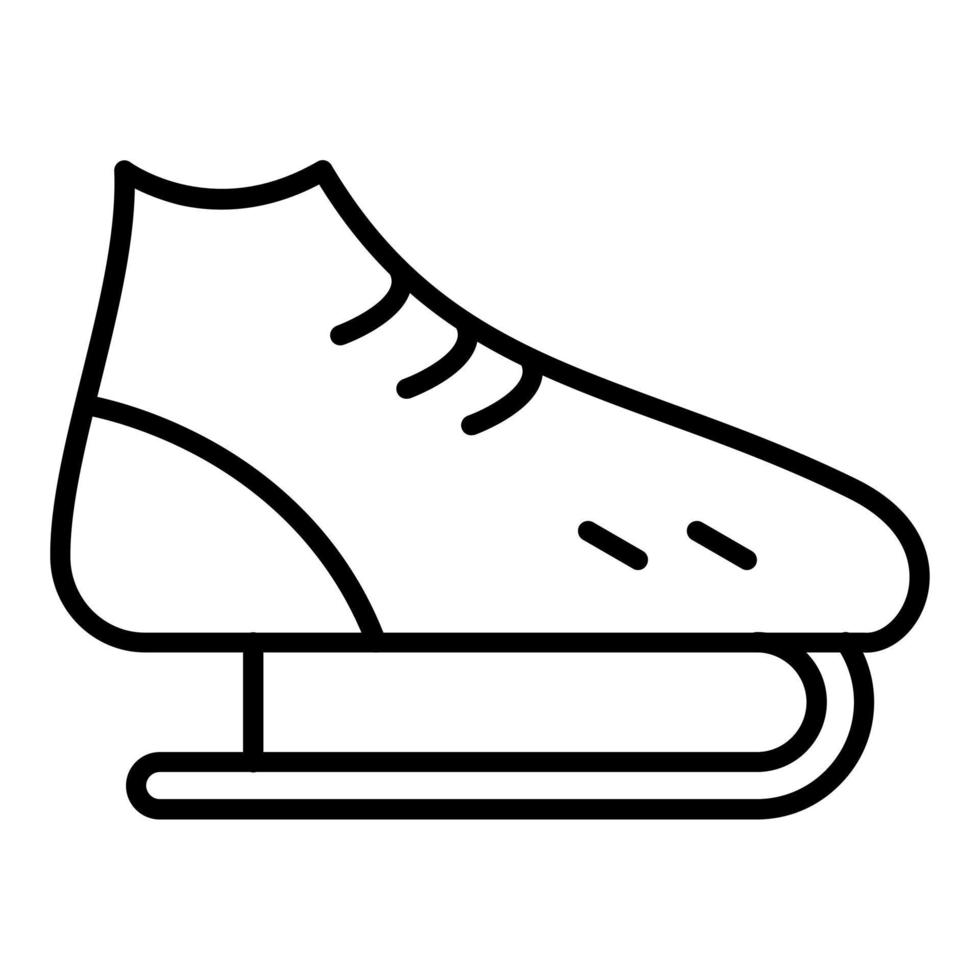 Eis Rollschuhe Symbol Stil vektor