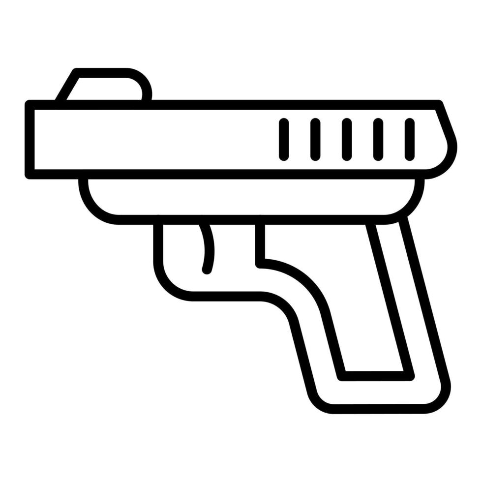 pistol ikon stil vektor