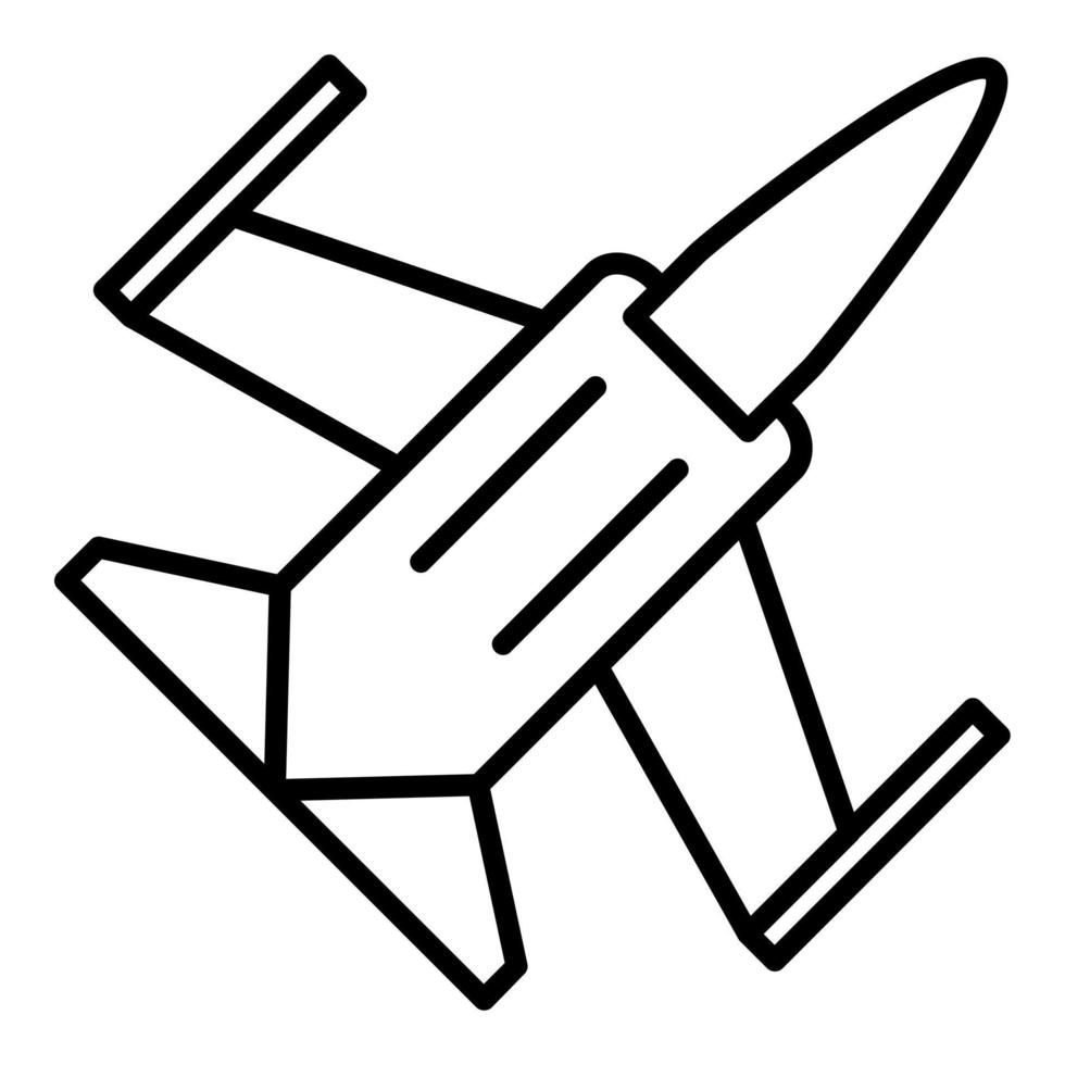 Kampf Flug Symbol Stil vektor