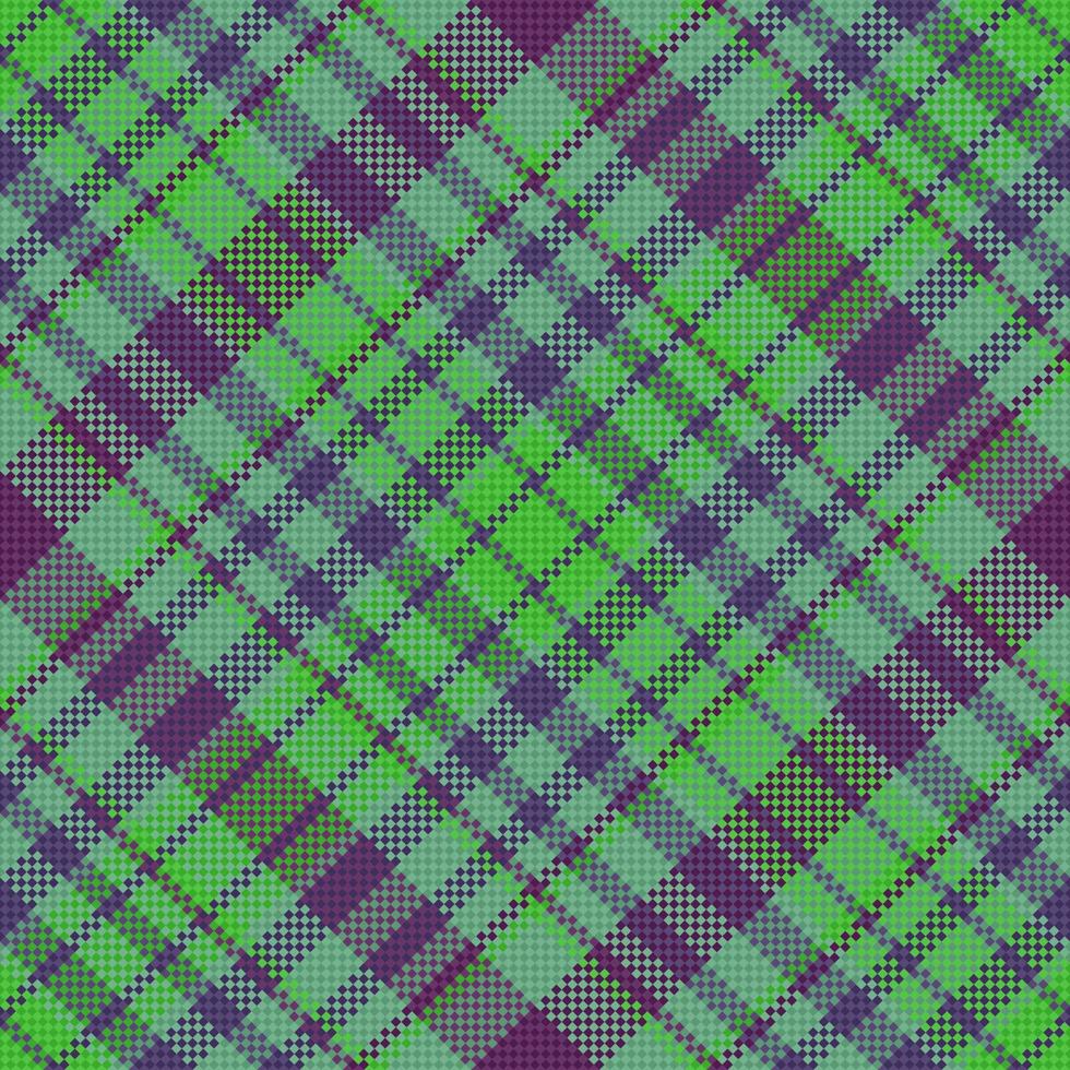 vektor kolla upp textur. textil- pläd tartan. sömlös tyg bakgrund mönster.