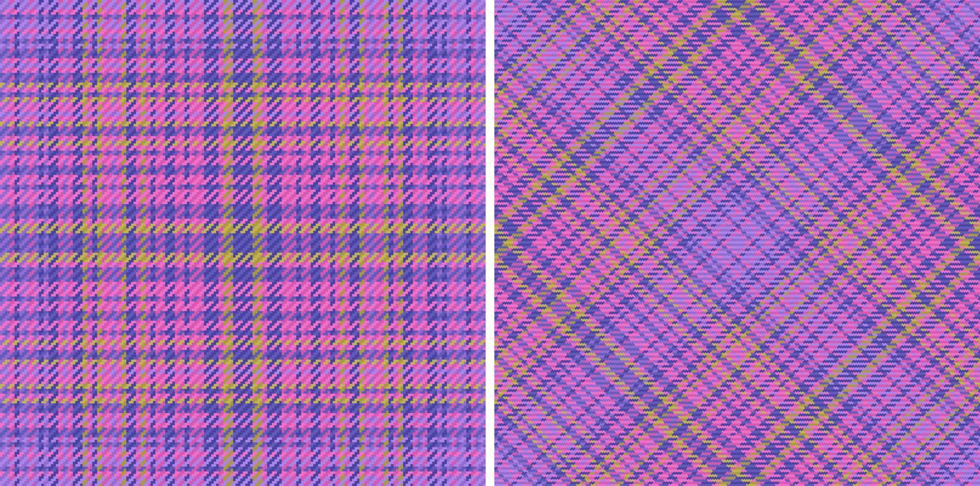 mönster tyg sömlös. textil- textur pläd. tartan bakgrund vektor kolla upp.