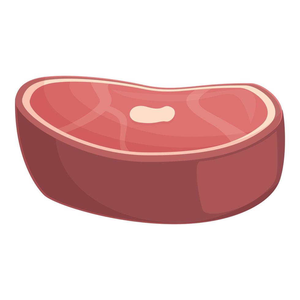 borsch roh Fleisch Symbol Karikatur Vektor. Essen Suppe vektor