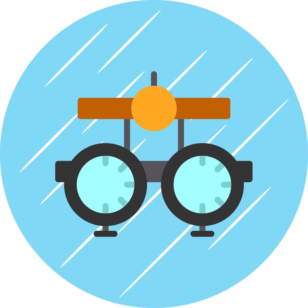 Optiker-Vektor-Icon-Design vektor